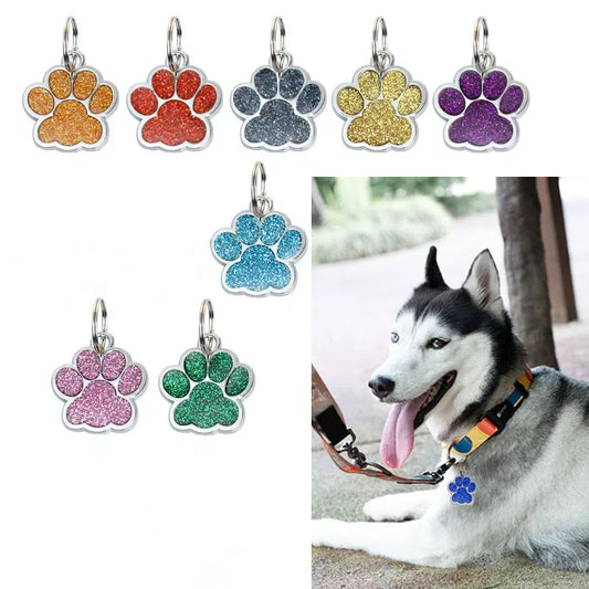 Dog Footprint Pet Pendant-113/(with hole)