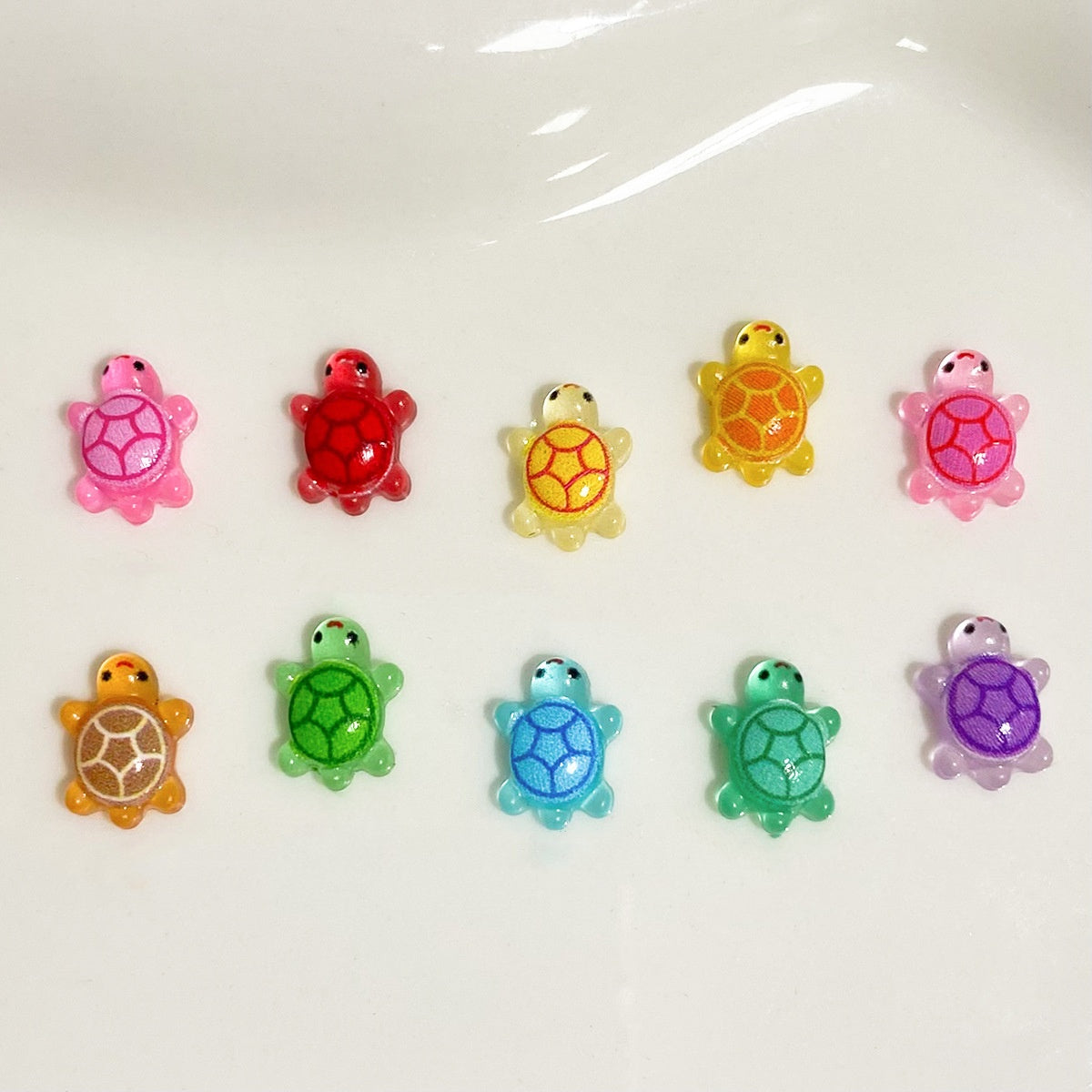 Manicure Luminous mini Turtles(5 PCS/BAG)-10