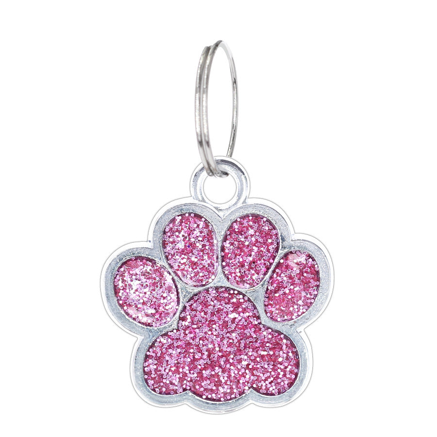 Dog Footprint Pet Pendant-113/(with hole)