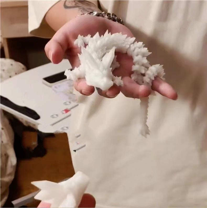 3D Printed Colorful Dragon - 4