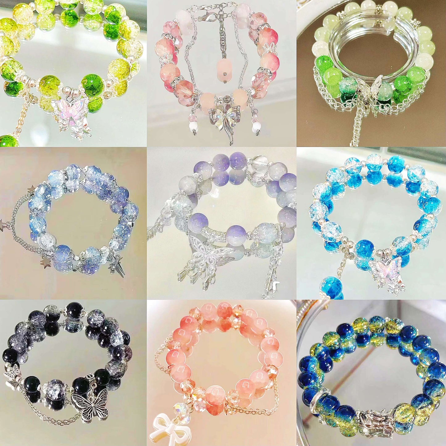 Bracelets Lucky Bags all different mixed over hundred styles - A1/Open in Live