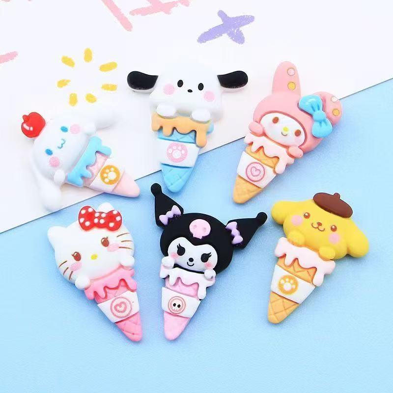 Ice cream Sanrio accessories-Open by yourself not open in live