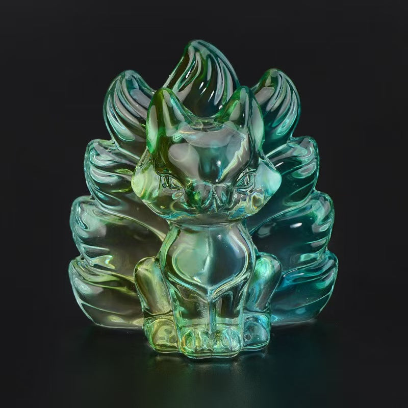 Durable Glass Crystal Nine Tails Fox