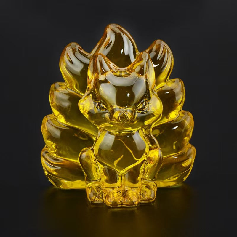 Durable Glass Crystal Nine Tails Fox