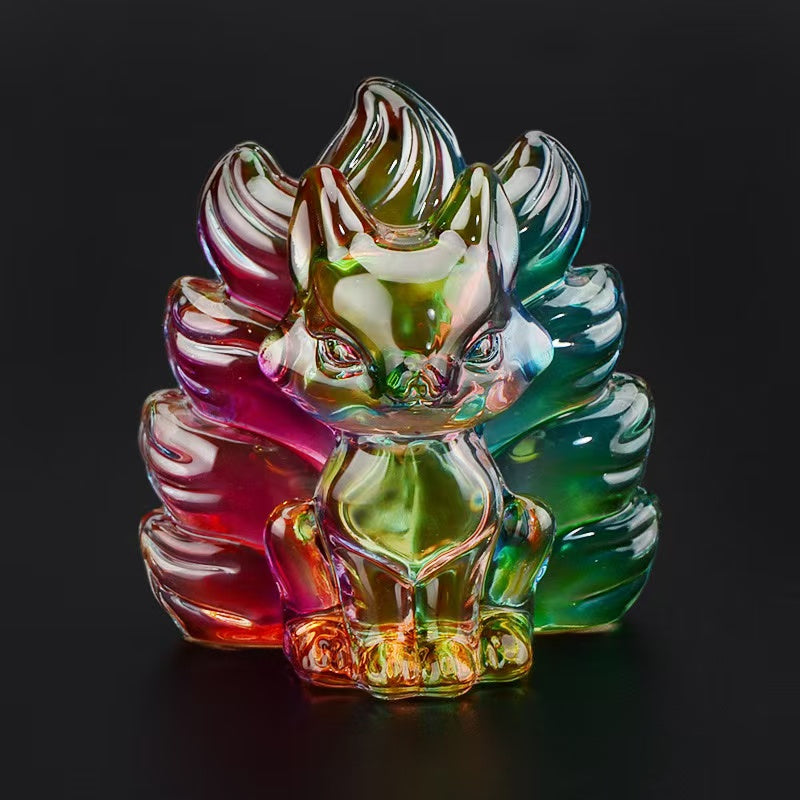 Durable Glass Crystal Nine Tails Fox