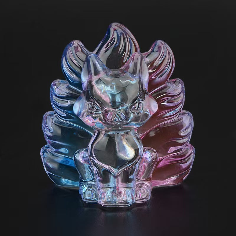 Durable Glass Crystal Nine Tails Fox