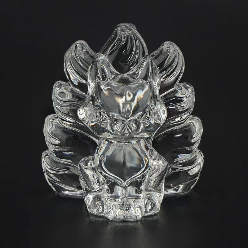 Durable Glass Crystal Nine Tails Fox