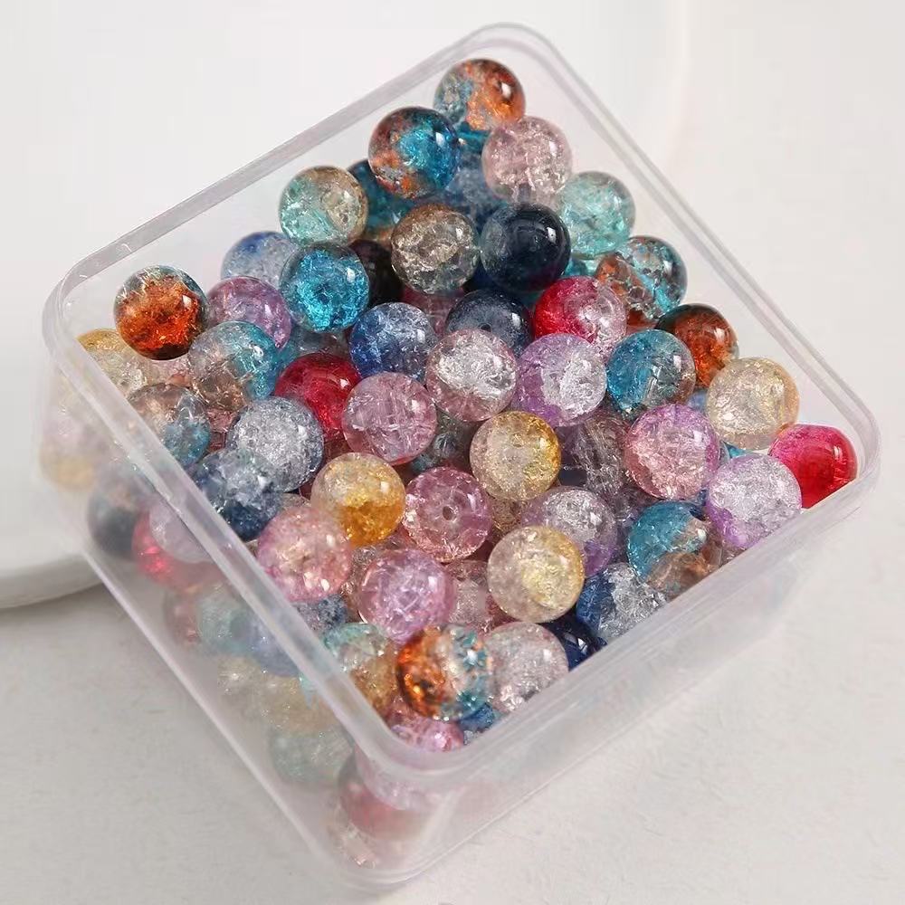 Mix Colors Glass Beads Sale by Weight(1 Shovel≈100gram≈100pcs)