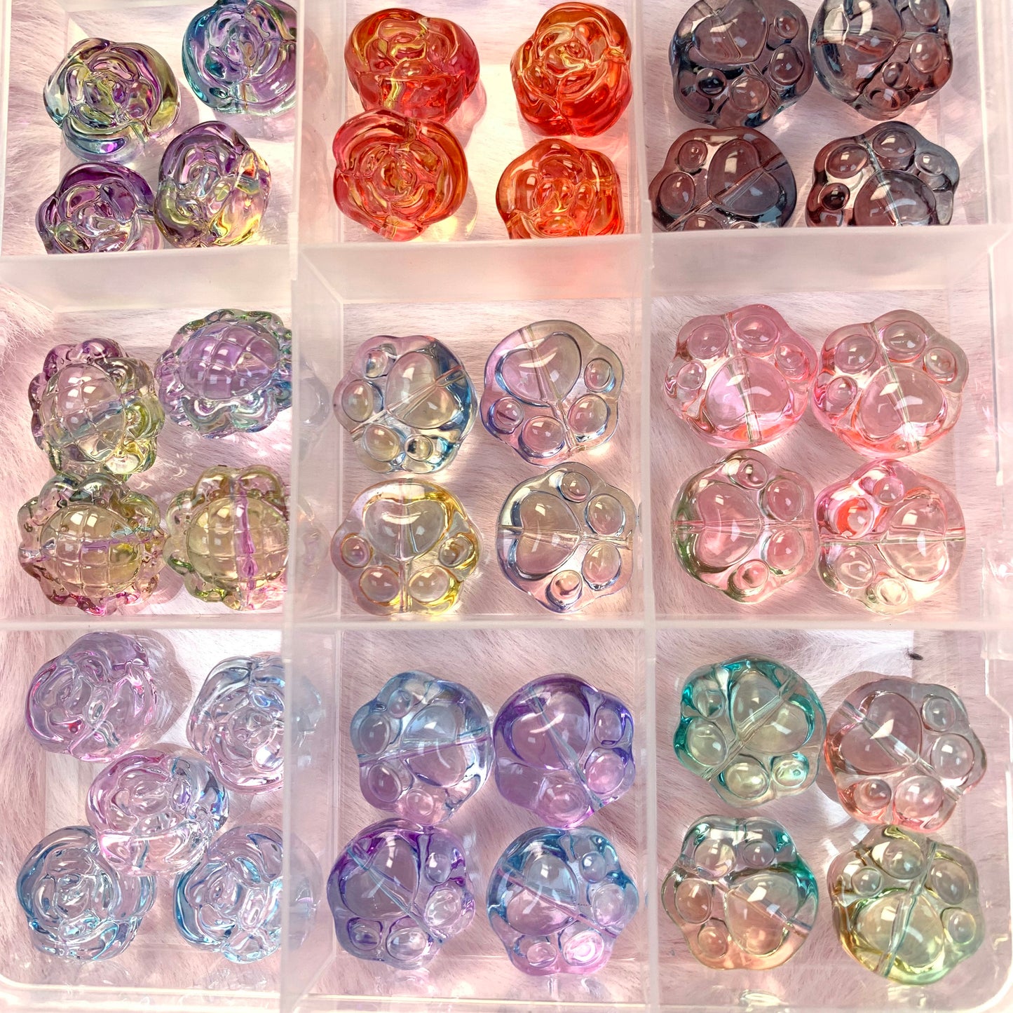 Special shaped glass beads-A9-Open in live-(10 pcs/Bag)