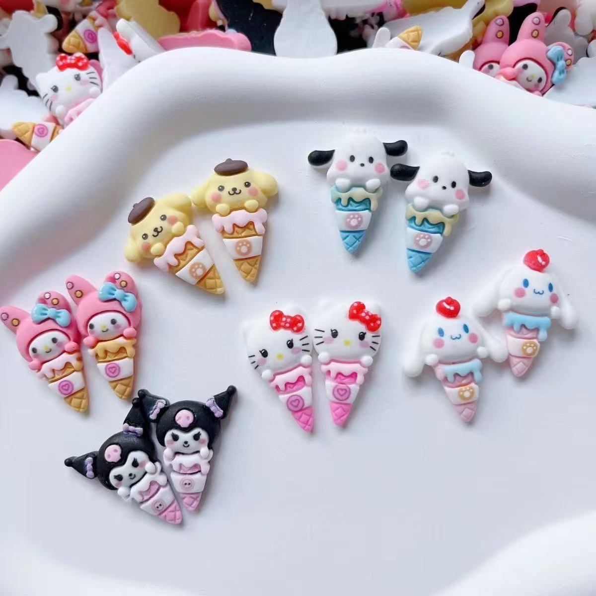 Ice cream Sanrio accessories-Open by yourself not open in live