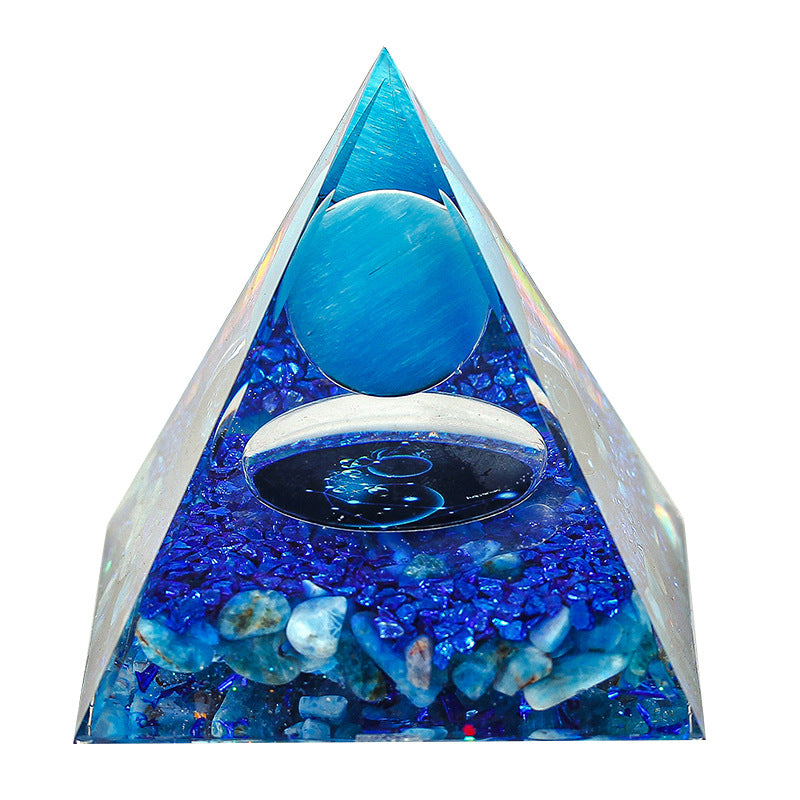 Crystal zodiac pyramid-1.4