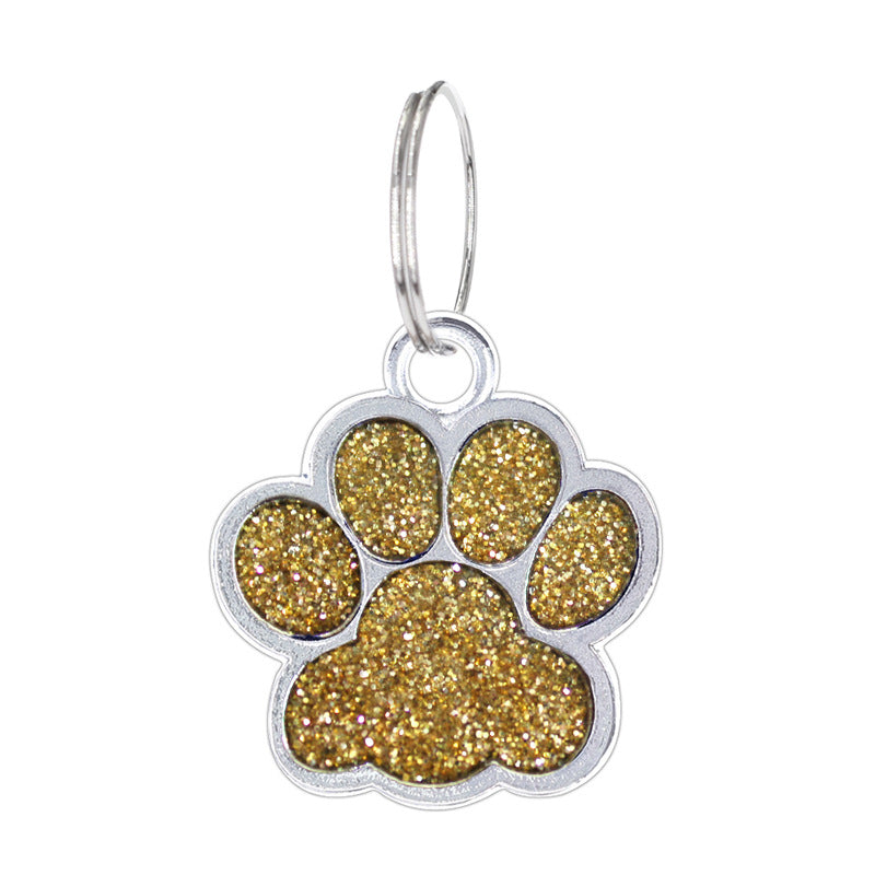 Dog Footprint Pet Pendant-113/(with hole)