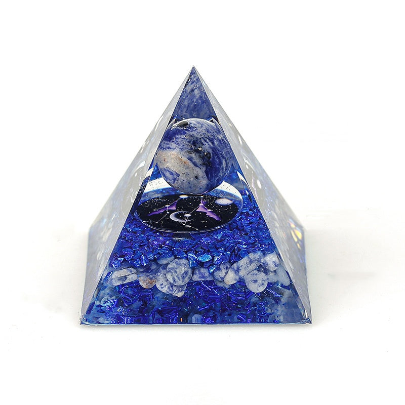 Crystal zodiac pyramid-1.4