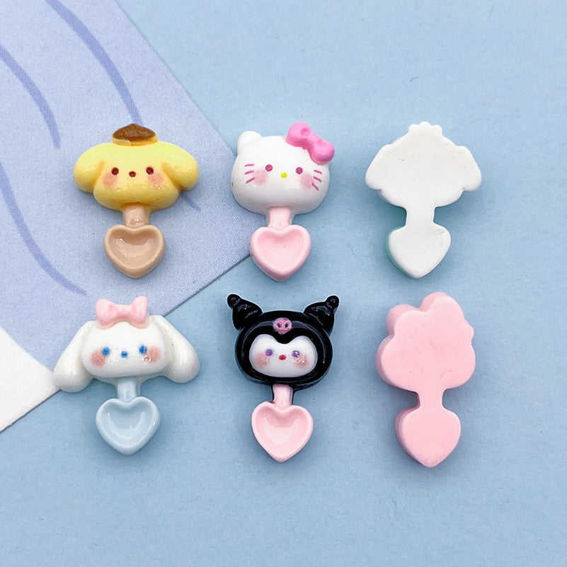 Mini Sanrio Spoon DIY Accessories-Open by yourself not open in live