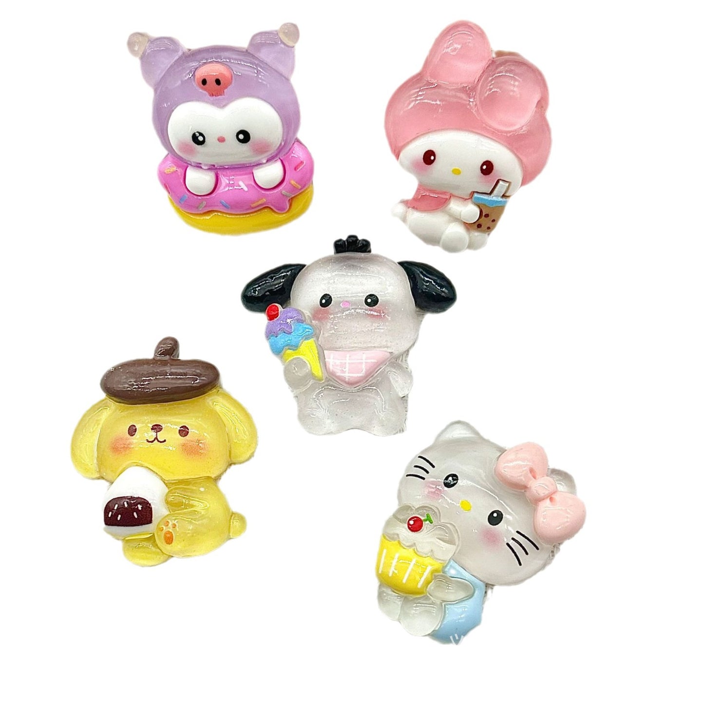 Large Luminous Sanrio DIY Accessories - Open by yourself not open in live