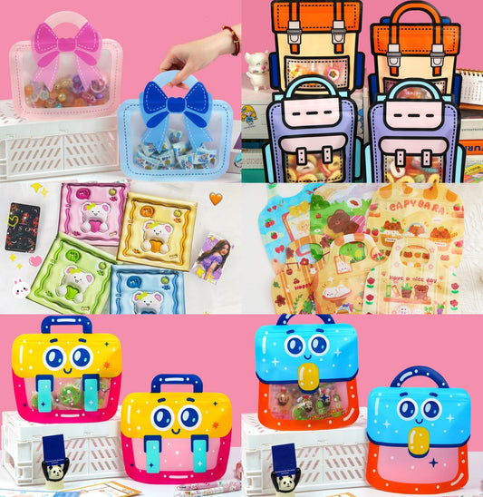 Cute cartoon packing bag 777