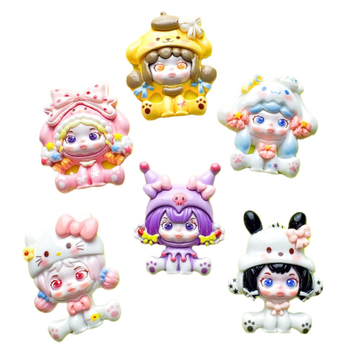 Large Sanrio series DIY accessories-Open by yourself not open in live