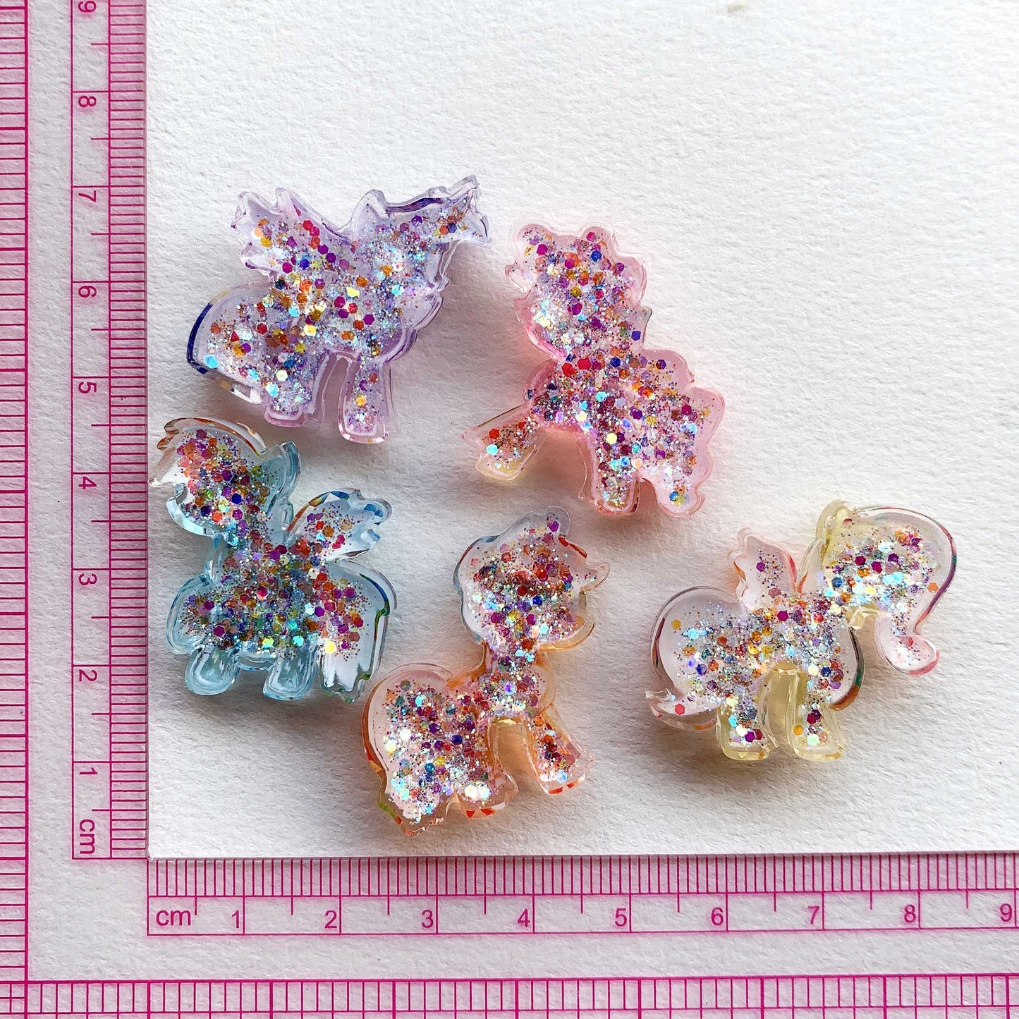 Cartoon Unicorn Pony Charms DIY Phone case - C1