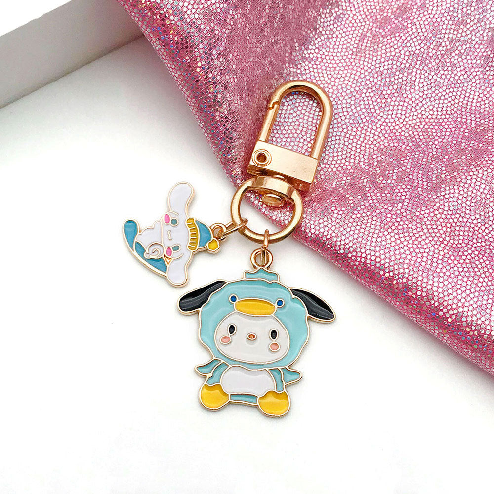 Sanrio Cartoon Alloy DIY Accessories With Holes - Open by yourself not open in live